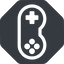 Right, normal, solid, octagon, horizontal, mirror, game, gaming, games, gamepad, pad, joystick icon