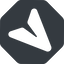 Right, normal, solid, octagon, message, paper, messaging, plane, airplane, aeroplane, submit, send, paper-plane, paper-plane-alt-solid icon