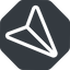Right, normal, solid, octagon, message, paper, messaging, plane, airplane, aeroplane, submit, send, paper-plane, paper-plane-alt icon