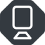Right, normal, solid, octagon, youtube, video, camera, film, movie, videocamera icon