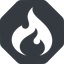 Normal, solid, octagon, logo, brand, icon, horizontal, mirror, codeigniter, igniter, code, php, framework, flame, fire icon