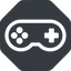 Up, normal, solid, octagon, horizontal, mirror, game, gaming, games, gamepad, pad, joystick icon