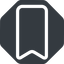 Normal, solid, octagon, favorite, bookmark, bookmarks, achievement, award, ribbon icon
