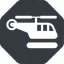 Normal, solid, octagon, dot, pictogram, dot-50, transportation, air, heliport, helicopter, dot-heliport icon