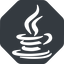 Normal, solid, octagon, cup, programming, oracle, coffe, java icon