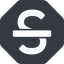 Normal, solid, octagon, text, type, editor, font, typography, font-style, strikethrough, strike, strikethrough-solid icon