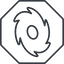 Thin, line, right, octagon, galaxy, space, spiral, milky-way, milky, way, cosmos, celestial, stellar, universe, galaxy-thin, galactic icon