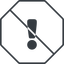 Thin, line, octagon, mark, warning, exclamation, prohibited, warning-solid, alert icon