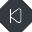 Thin, down, solid, octagon, video, play, forward, backward, mp3, player, pause, step, forward-step-thin icon