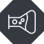 Thin, left, solid, octagon, bubble, bubbles, graduated, erlenmeyer, chemical, flask, lab, laboratory, chemistry, potion, glassware, conical, bubbling, boiling, bulbous, erlenmeyer-bubbling-alt-thin icon