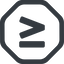 Line, wide, octagon, horizontal, mirror, symbol, less, math, mathematics, greater, than, greater-than, less-than, greater-than-equal, less-than-equal, comparison, inequality, mathematical, smaller, bigger, less-than-equal-solid, equal, maths icon