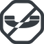 Line, left, wide, octagon, prohibited, phone, call, dial, number, dot, telephone, pictogram, dot-50, dot-telephone icon