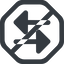 Line, up, wide, octagon, horizontal, mirror, arrow, prohibited, update, change, switch, select, revert, double, double-arrow, change-solid icon