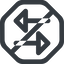 Line, up, wide, octagon, horizontal, mirror, arrow, prohibited, update, change, switch, select, revert, double, double-arrow, change-wide icon