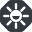 Right, wide, solid, octagon, star, light, brightness, luminosity, intensity, brilliance, lighter, darker, dark, mode, Illumination, sun, shine, flash, ray, brightness-half, brightness-wide, brightness-wide-half icon