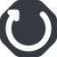 Wide, solid, octagon, horizontal, mirror, wait, load, update, reload, refresh, restore, change icon