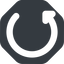 Wide, solid, octagon, wait, load, update, reload, refresh, restore, change icon