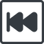 Line, down, normal, square, video, play, forward, backward, mp3, player, fast, pause, forward-fast-solid icon