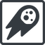 Line, right, normal, square, horizontal, mirror, star, space, asteroid, meteoroid, impact, nasa, esa, jaxa, shooting, shooting-star, c-type, s-type, m-type, neo, asteroid-solid icon