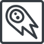 Line, right, normal, square, star, space, asteroid, meteoroid, impact, nasa, esa, jaxa, shooting, shooting-star, c-type, s-type, m-type, neo icon