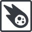 Line, up, normal, square, horizontal, mirror, star, space, asteroid, meteoroid, impact, nasa, esa, jaxa, shooting, shooting-star, c-type, s-type, m-type, neo, asteroid-solid icon