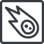 Line, up, normal, square, horizontal, mirror, star, space, asteroid, meteoroid, impact, nasa, esa, jaxa, shooting, shooting-star, c-type, s-type, m-type, neo icon