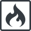 Line, normal, square, logo, brand, icon, horizontal, mirror, codeigniter, igniter, code, php, framework, flame, fire icon