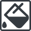 Line, normal, square, horizontal, mirror, bucket, drip, paint, color, fill, fill-drip, fill-drip-solid icon