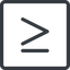 Line, normal, square, horizontal, mirror, symbol, less, math, mathematics, greater, than, greater-than, less-than, greater-than-equal, less-than-equal, comparison, inequality, mathematical, smaller, bigger, equal, maths icon