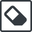Line, normal, square, horizontal, mirror, remove, eraser, erase, rubber icon