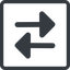 Line, up, normal, square, arrow, update, change, switch, select, revert, double, double-arrow, change-solid icon