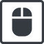 Line, up, normal, square, computer, keyboard, mouse, pointer, computer-mouse, computer-mouse-solid icon