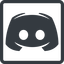 Line, normal, square, brand, network, messenger, voip, gaming, discord, discord-alt icon