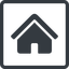 Line, normal, solid, square, small, home, house, home-small, home-small-solid icon