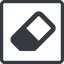 Line, normal, square, remove, eraser, erase, rubber icon