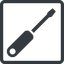 Line, up, normal, square, tool, mechanics, mechanical, repair, screwdriver, screw, screwdriver-alt-solid icon