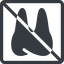 Line, down, normal, solid, square, cog, prohibited, medical, health, care, medic, clinical, tooth, molar, dental, dentist, stomatology, teeth, tooth-solid icon
