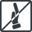 Line, left, normal, square, prohibited, healthcare, help, care, gift, hand, giving, giving-hand, love, give, giving-hand-solid icon