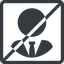 Line, normal, circle, square, horizontal, mirror, user, prohibited, tie, admin, administrator, superuser, user-tie-circle icon