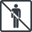 Line, normal, square, man, prohibited, human, dot, toilets, pictogram, dot-50, men, wc, men-toilets, dot-men-toilets icon