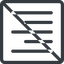 Line, right, normal, solid, square, prohibited, text, align, alignment, editor, right-align, align-right icon