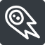 Down, normal, solid, square, horizontal, mirror, star, space, asteroid, meteoroid, impact, nasa, esa, jaxa, shooting, shooting-star, c-type, s-type, m-type, neo icon