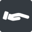 Down, normal, solid, square, horizontal, mirror, healthcare, help, care, gift, hand, giving, giving-hand, love, give, giving-hand-solid icon