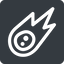 Left, normal, solid, square, horizontal, mirror, star, space, asteroid, meteoroid, impact, nasa, esa, jaxa, shooting, shooting-star, c-type, s-type, m-type, neo icon