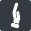 Left, normal, solid, square, horizontal, mirror, healthcare, help, care, gift, hand, giving, giving-hand, love, give, giving-hand-solid icon
