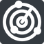 Left, normal, solid, square, horizontal, mirror, gps, place, radar, localisation, radar-alt-solid, radar-alt, sonar icon