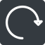 Left, normal, solid, square, horizontal, mirror, arrow, reload, refresh, undo, redo, restore icon