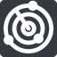 Left, normal, solid, square, gps, place, radar, localisation, radar-alt-solid, radar-alt, sonar icon