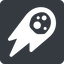 Right, normal, solid, square, horizontal, mirror, star, space, asteroid, meteoroid, impact, nasa, esa, jaxa, shooting, shooting-star, c-type, s-type, m-type, neo, asteroid-solid icon