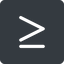Normal, solid, square, horizontal, mirror, symbol, less, math, mathematics, greater, than, greater-than, less-than, greater-than-equal, less-than-equal, comparison, inequality, mathematical, smaller, bigger, equal, maths icon